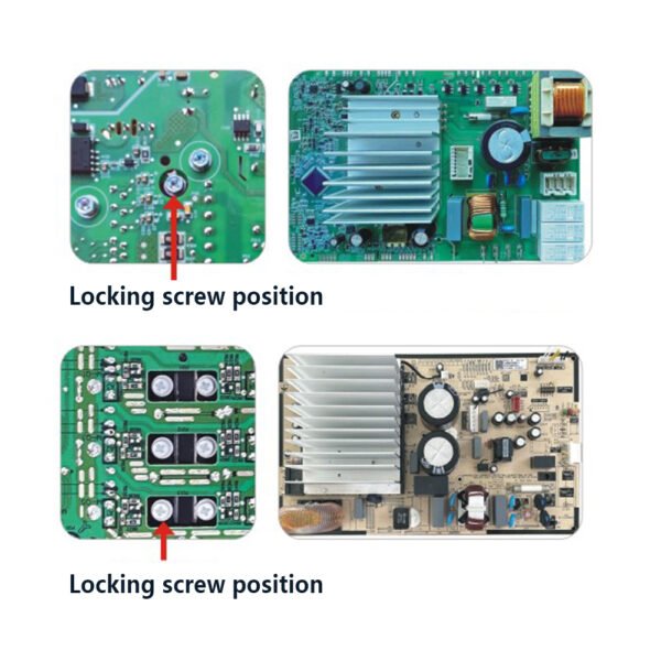 FL-917A Heatsink and Semiconductor Assembly Machine for Power Electronics – Locking screws for circuit boards