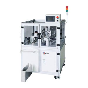 radial capacitor heat shrink forming machine