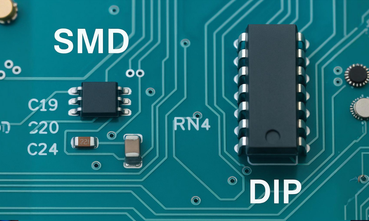 SMD vs DIP packaging