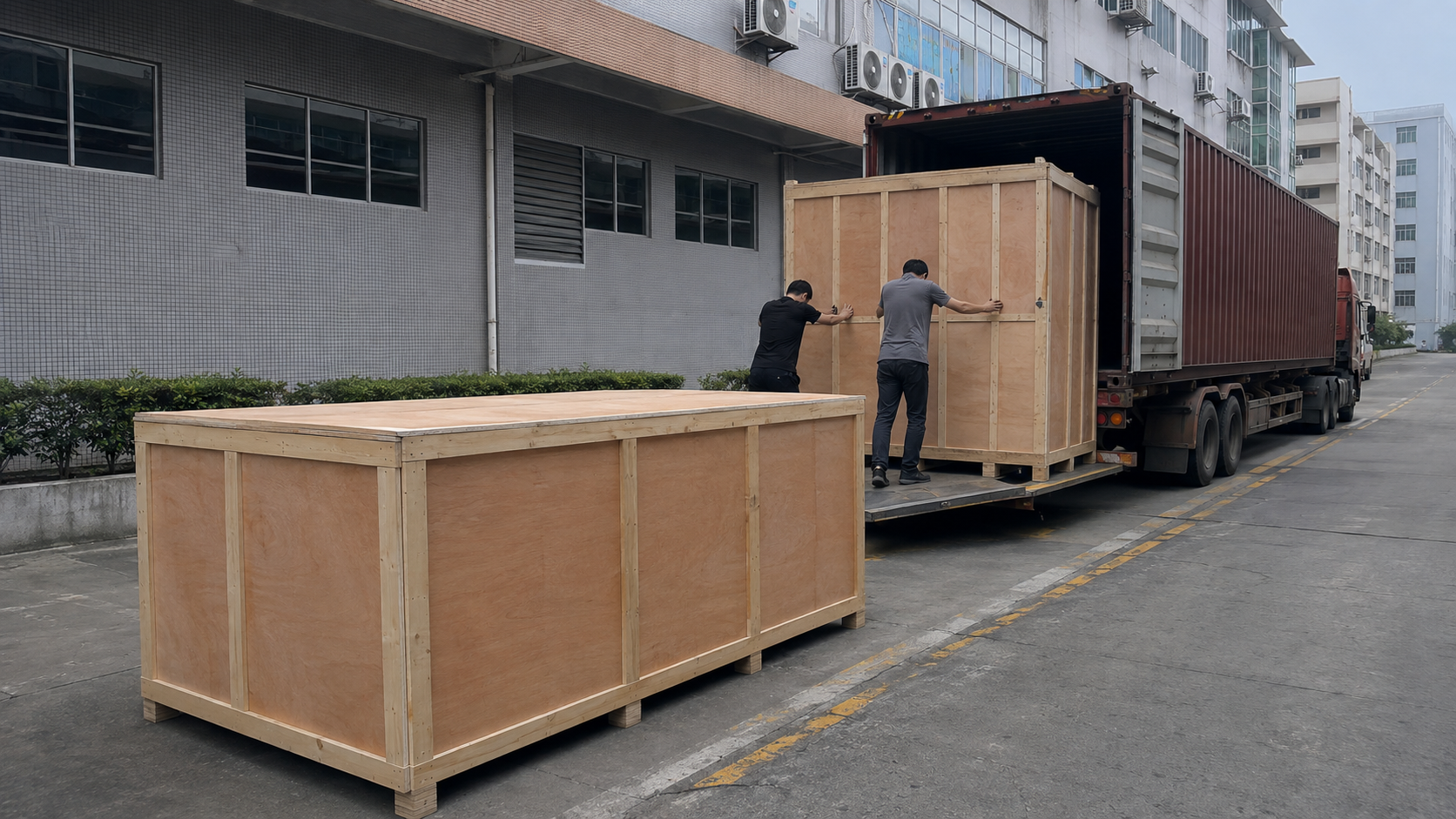 Machine shipment and acceptance preparation